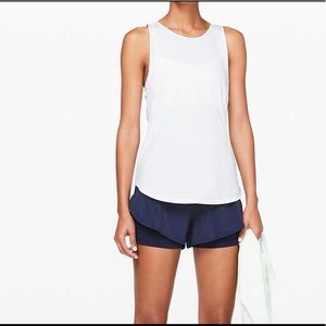 White Lululemon Sculpt Tank II (sz 10)